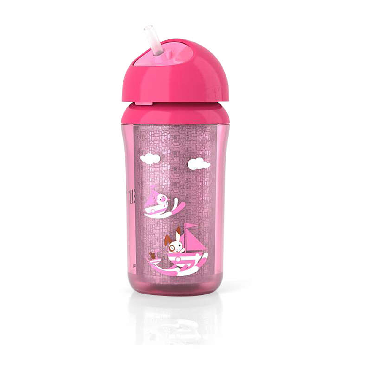 cana bebe philips avent scf766/00, 260ml, roz