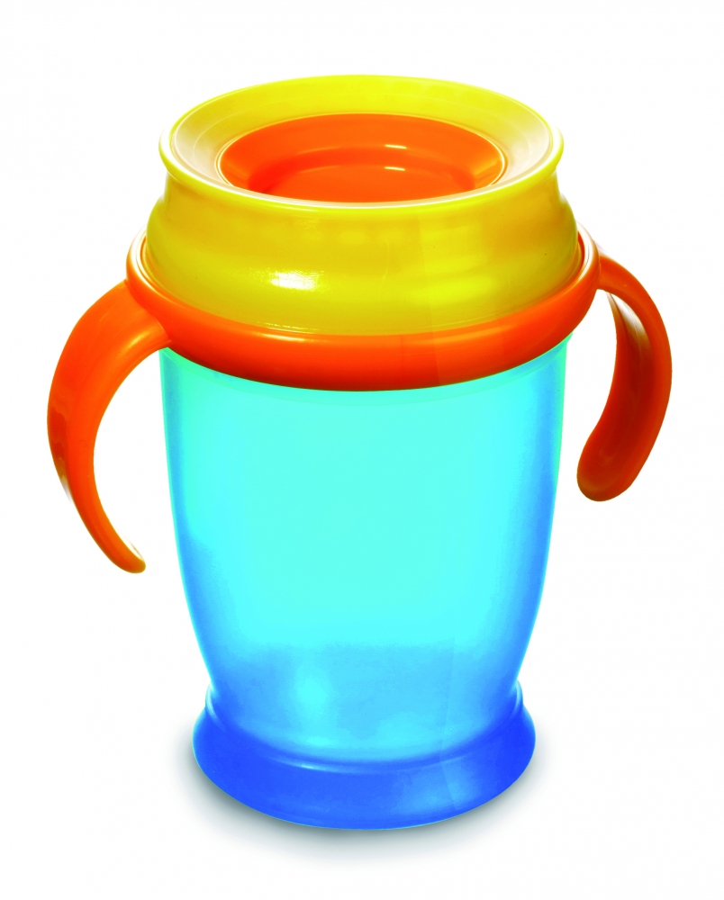 cana bebe lovi 360 junior, 250ml, albastru