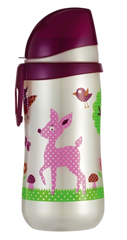 cana bebe nip first cup girl, 330ml, roz