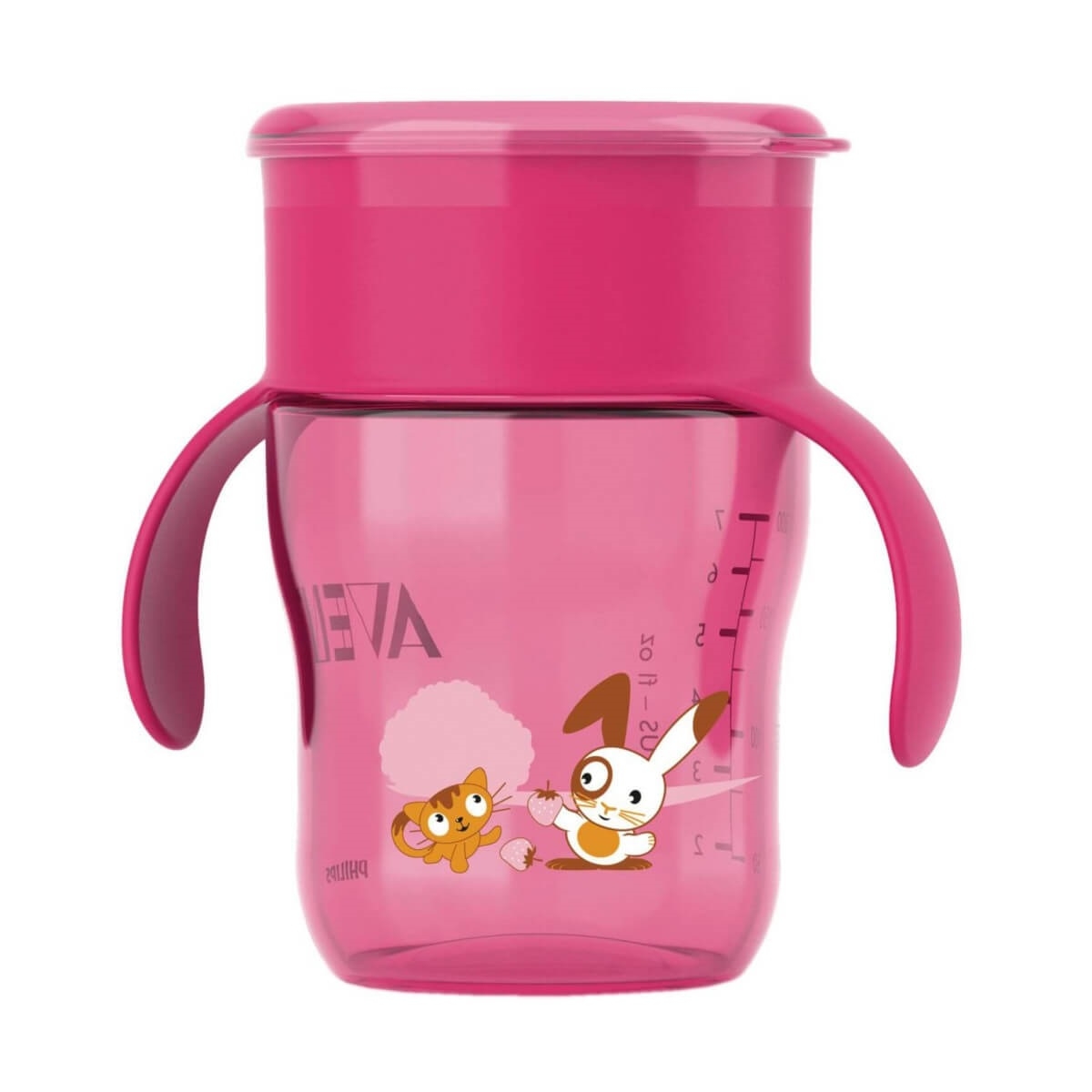 cana bebe philips avent scf782/20, 260ml, roz