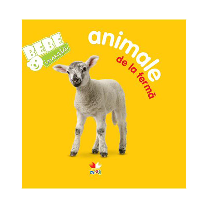 Carte copii editura litera, bebe invata, animale de la ferma