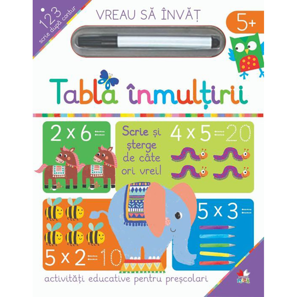 Carte Editura Litera, Vreau sa invat, Tabla inmultirii Carti pentru copii 2023-10-01 3