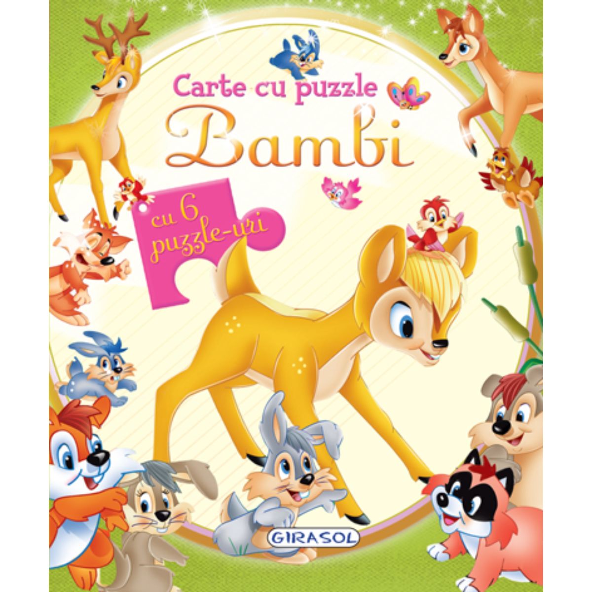 Carte cu puzzle - Bambi