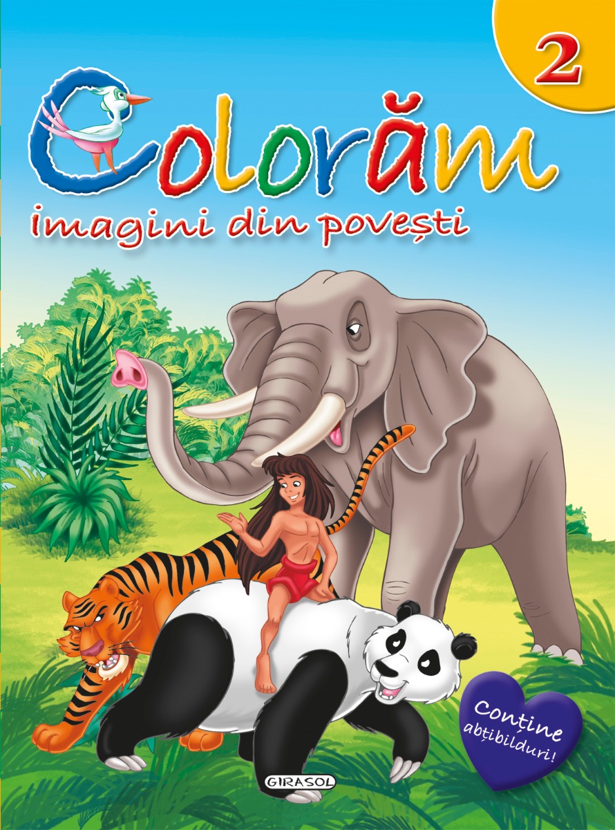 Carte de colorat editura girasol - imagini din poveste 2