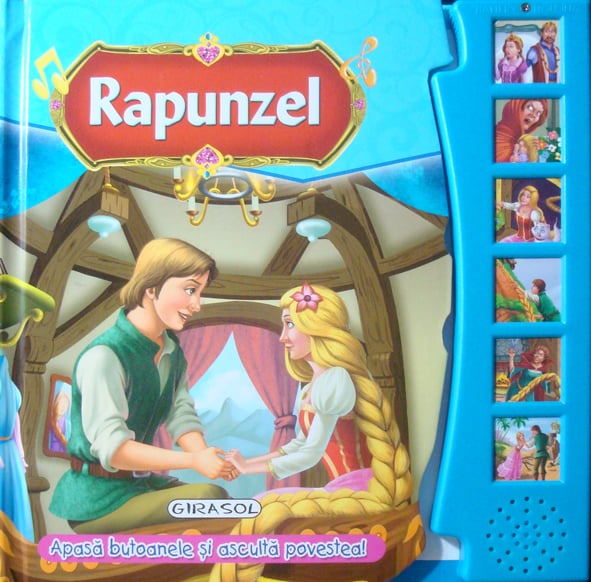 Carte editura girasol - cisteste si asculta rapunzel