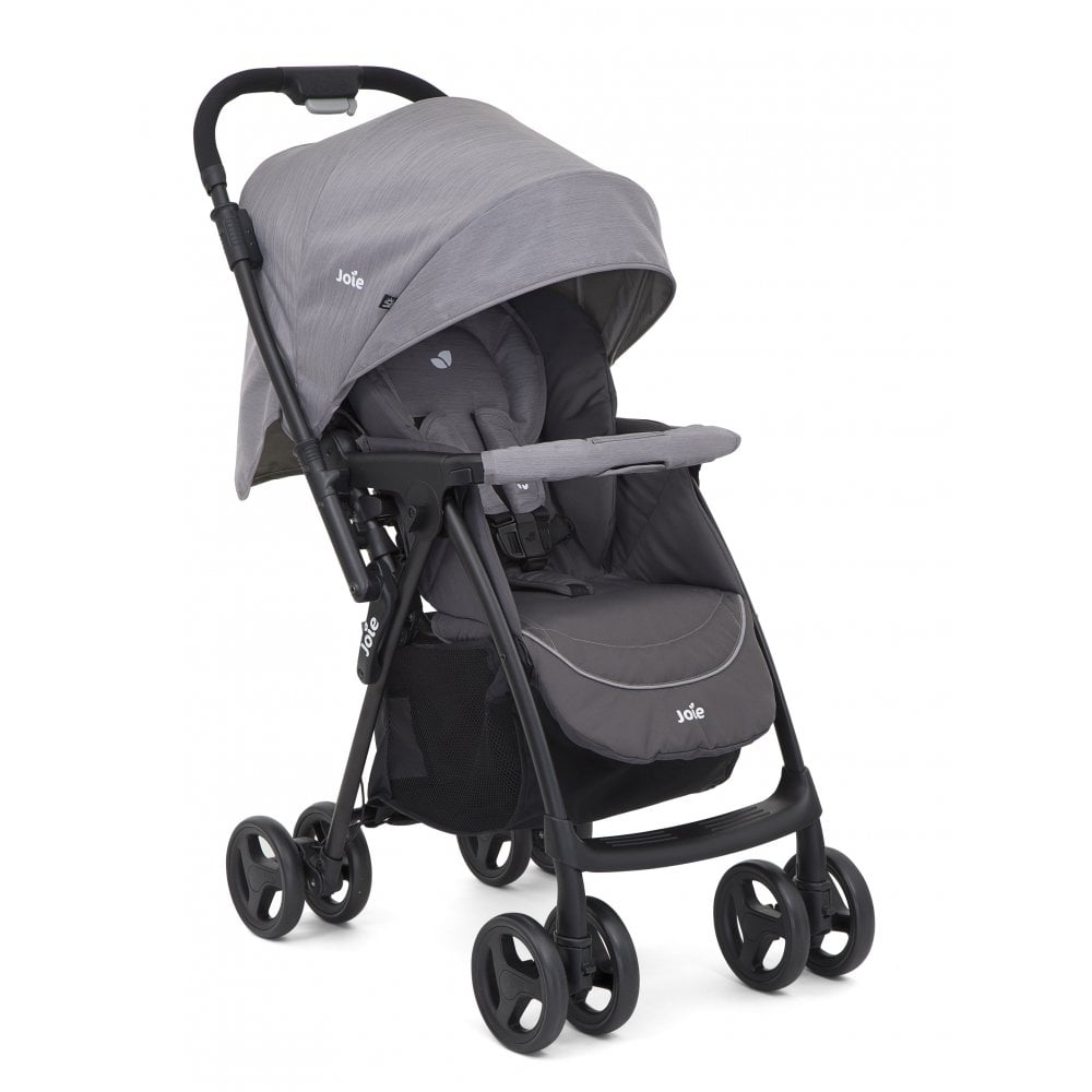 Carucior cu maner reversibil Joie Mirus Dark Pewter