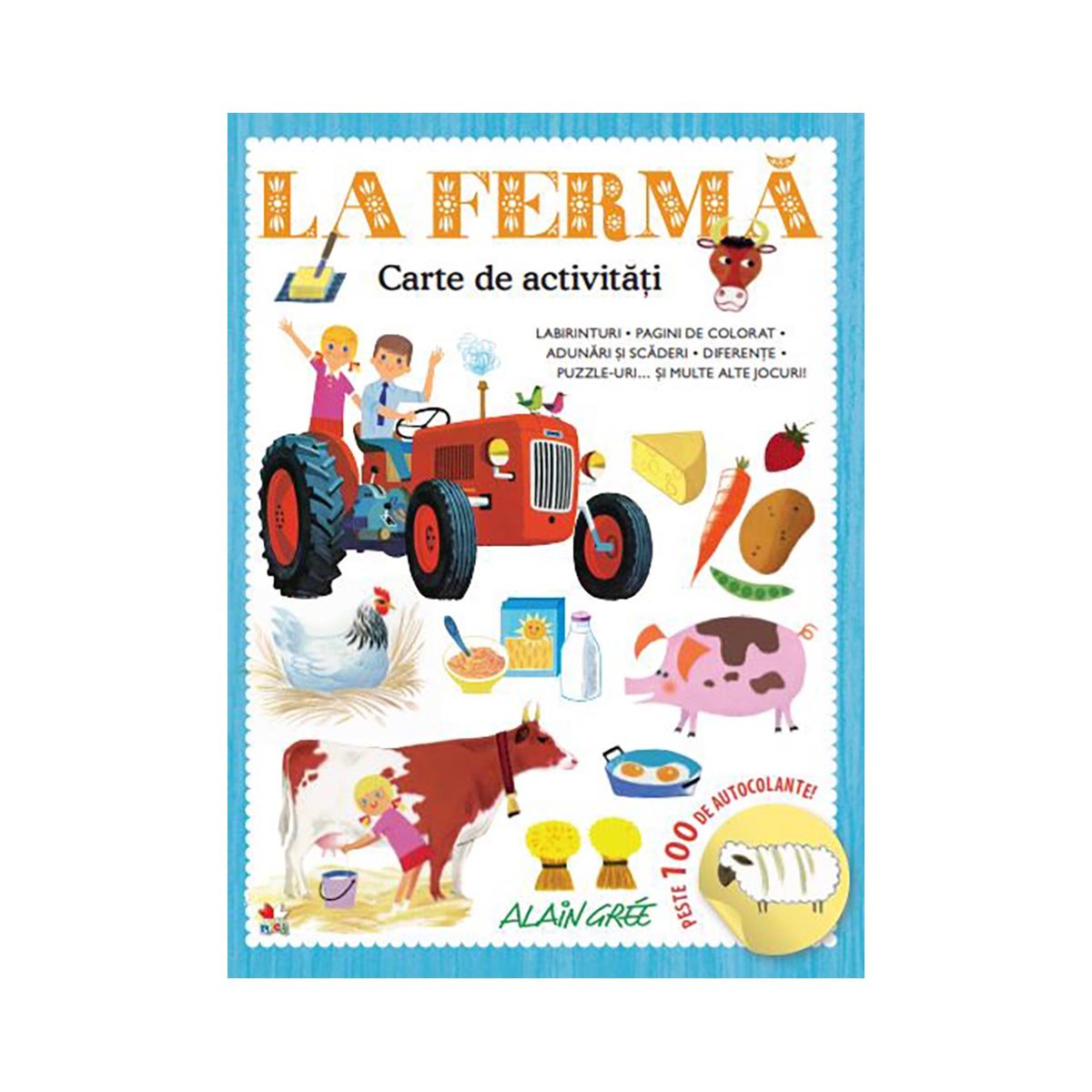 Carte de activitati cu autocolante Editura Litera, La Ferma DPH