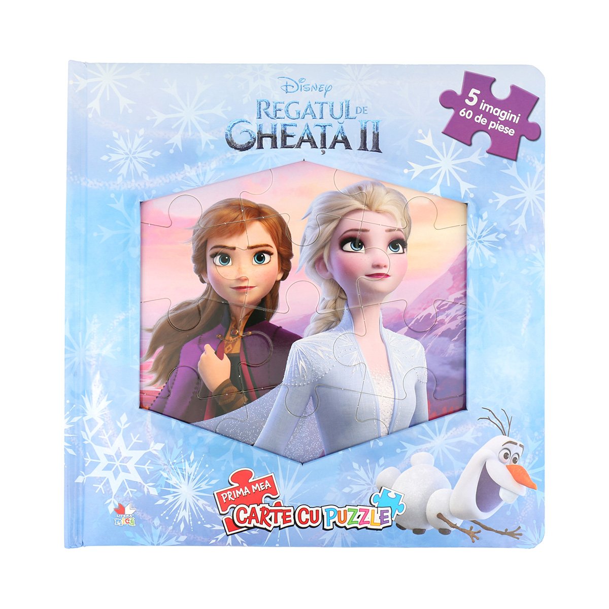 Prima mea carte cu puzzle disney frozen 2