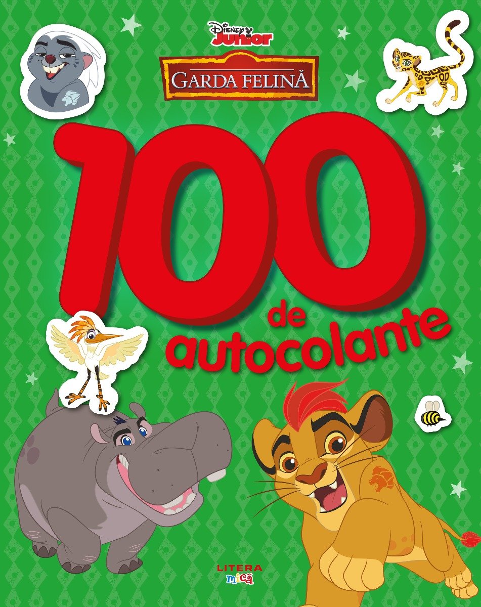 Disney Junior. Garda felina. 100 de autocolante 100% imagine 2022 protejamcopilaria.ro