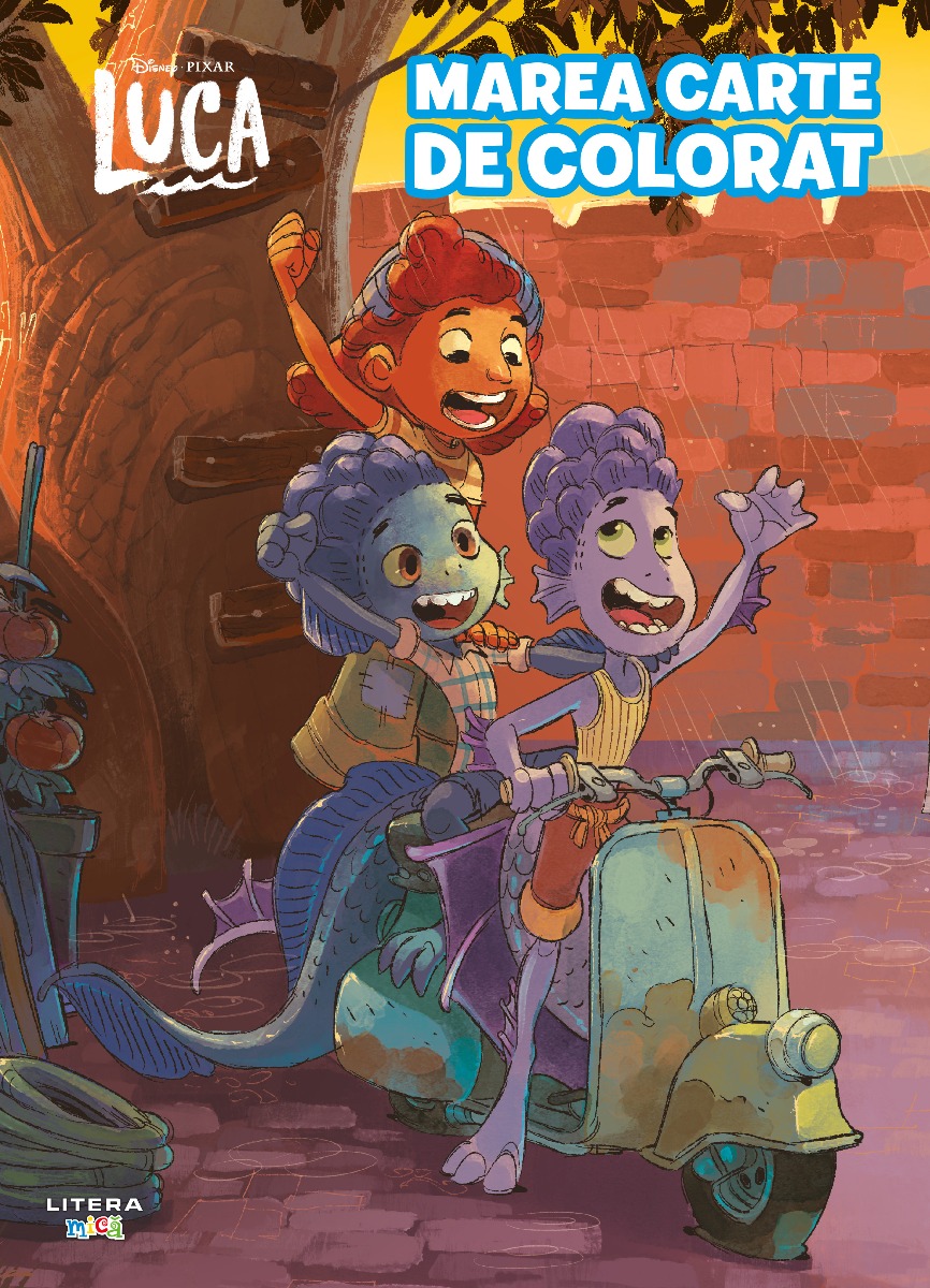 Litera Disney pixar, luca. marea carte de colorat VOINICS