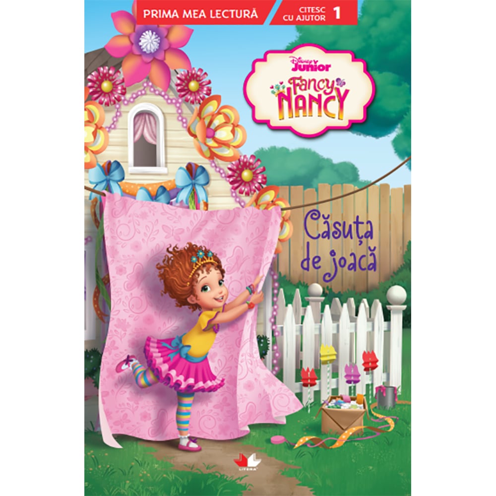 Carte editura litera, disney. fancy nancy. casuta de joaca. citesc cu ajutor, nivelul 1