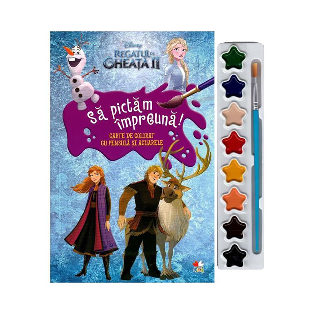 Carte disney frozen 2 - sa pictam impreuna (format mic)