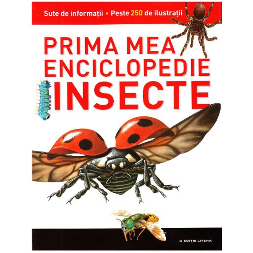 Carte editura litera, insecte. prima mea enciclopedie, vol.3