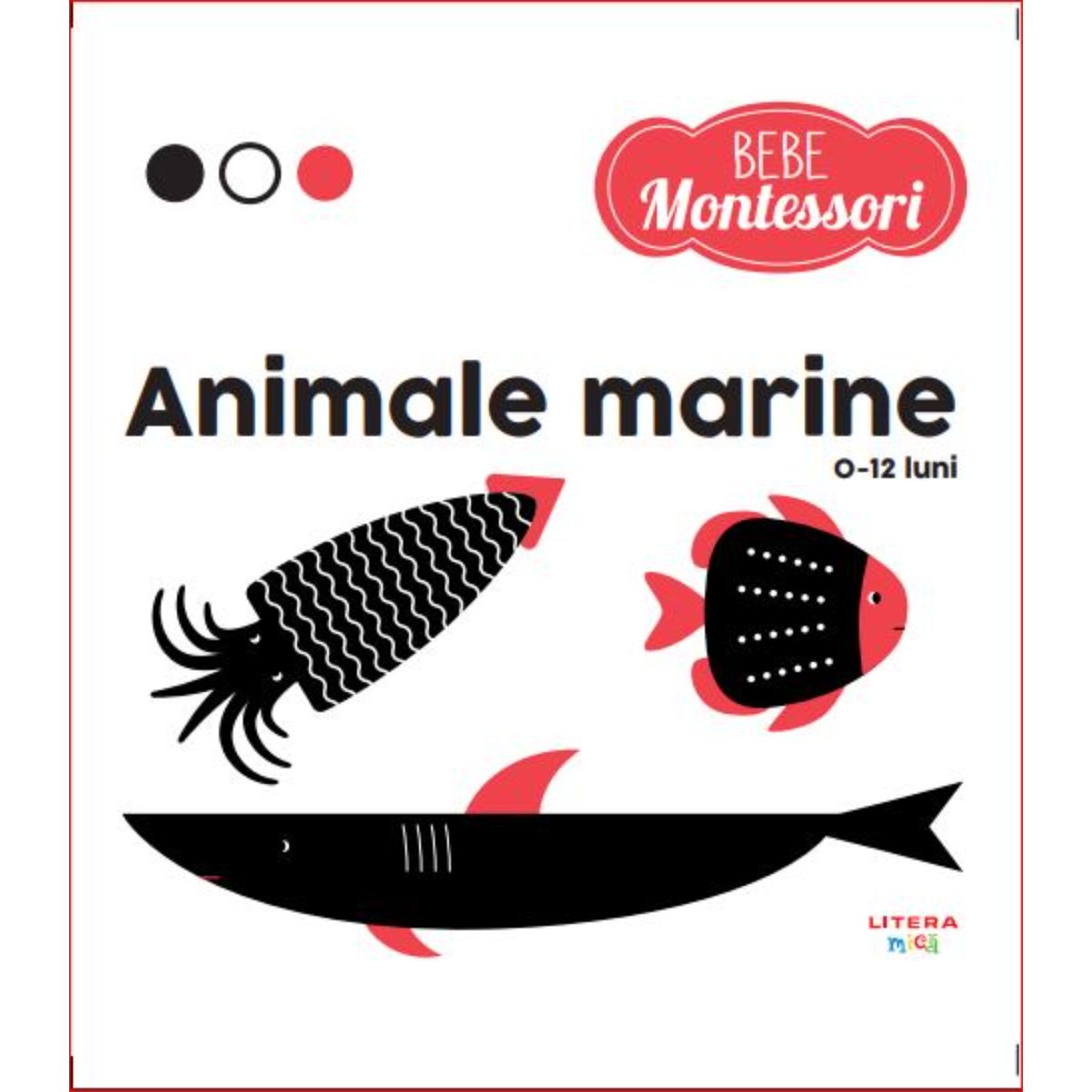 Animale marine, Bebe Montessori, 0-12 luni