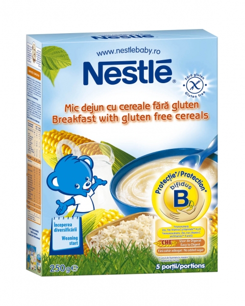 cereale nestle mic dejun cu cereale fara gluten, 250g
