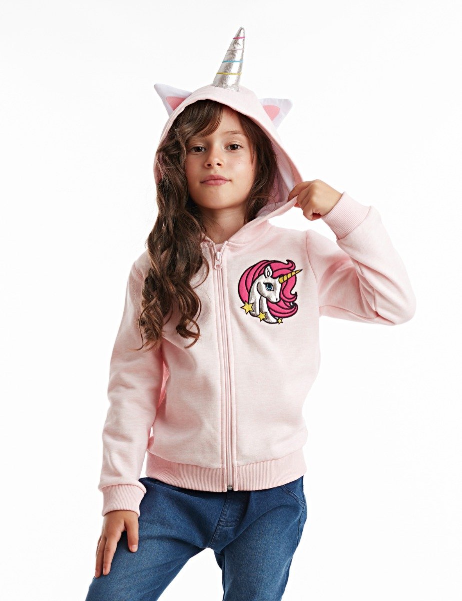 Hanorac cu gluga unicorn denokids
