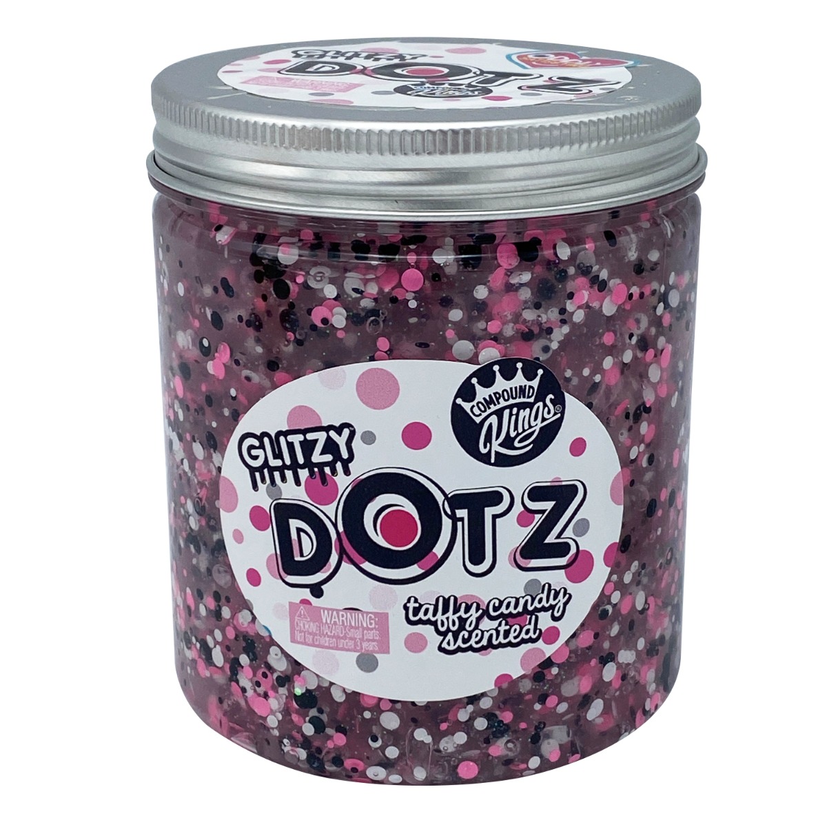 Gelatina Compound Kings – Glitzy Dotz Slime, Taffy Candy, 425 g Compound Kings