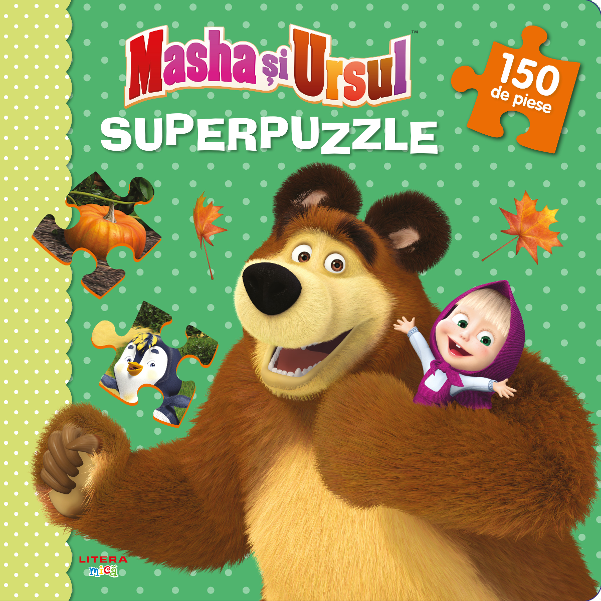 Masha si Ursul, Superpuzzle, 150 de piese Carti pentru copii 2023-09-26