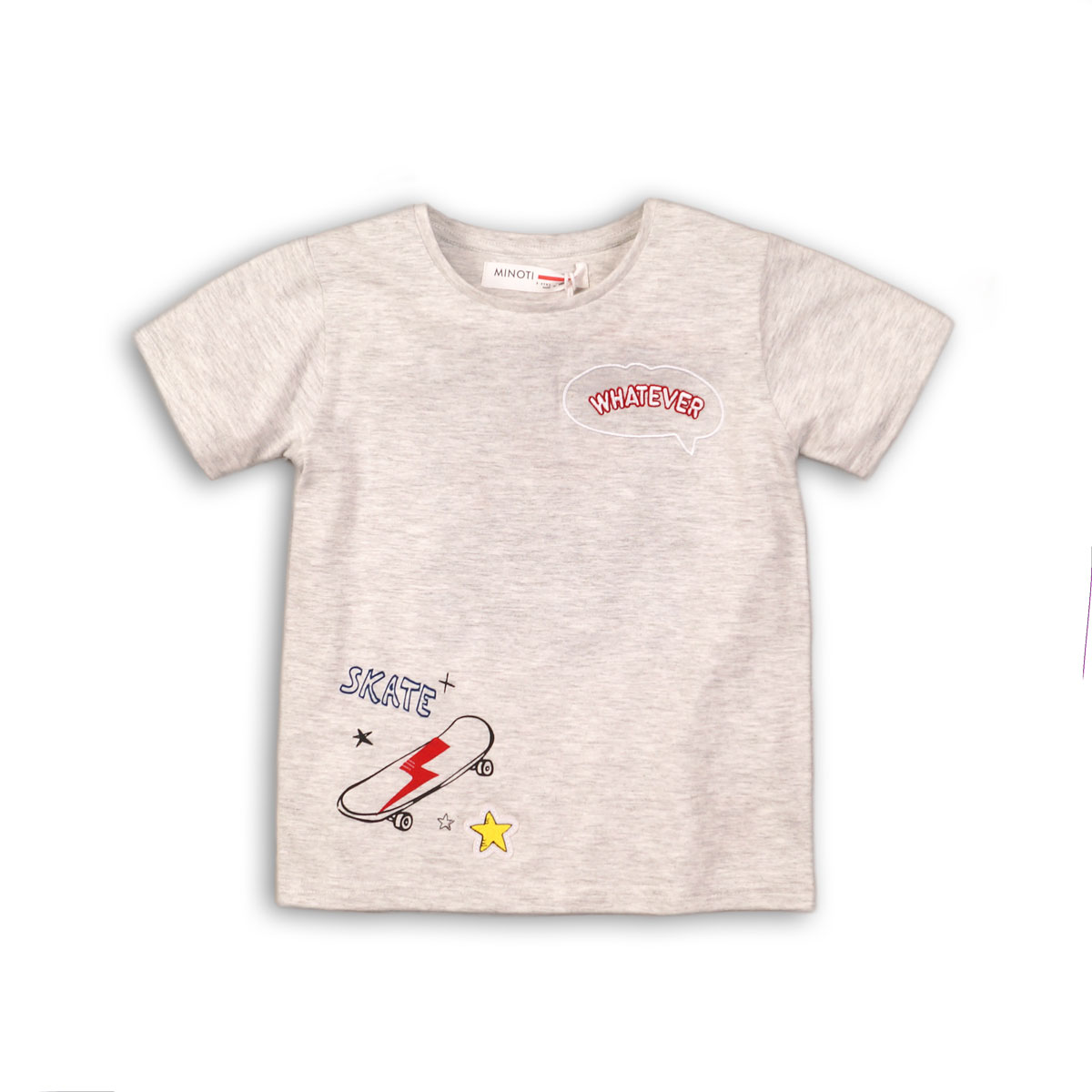 tricou cu imprimeu mic minoti comic