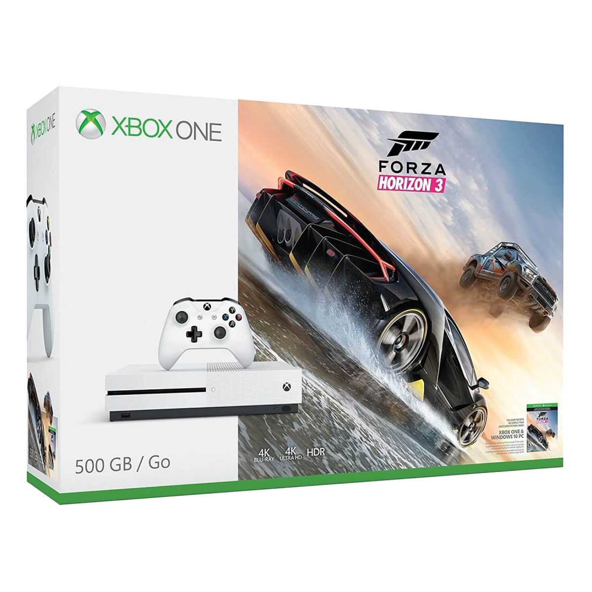 consola microsoft xbox one slim 500gb + joc forza horizon 3