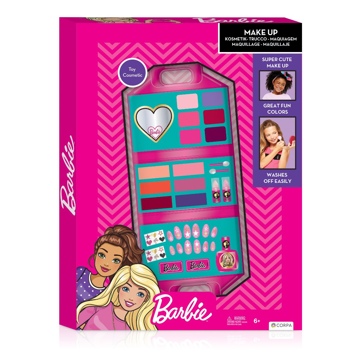 Set cosmetice in gentuta Barbie Barbie imagine noua