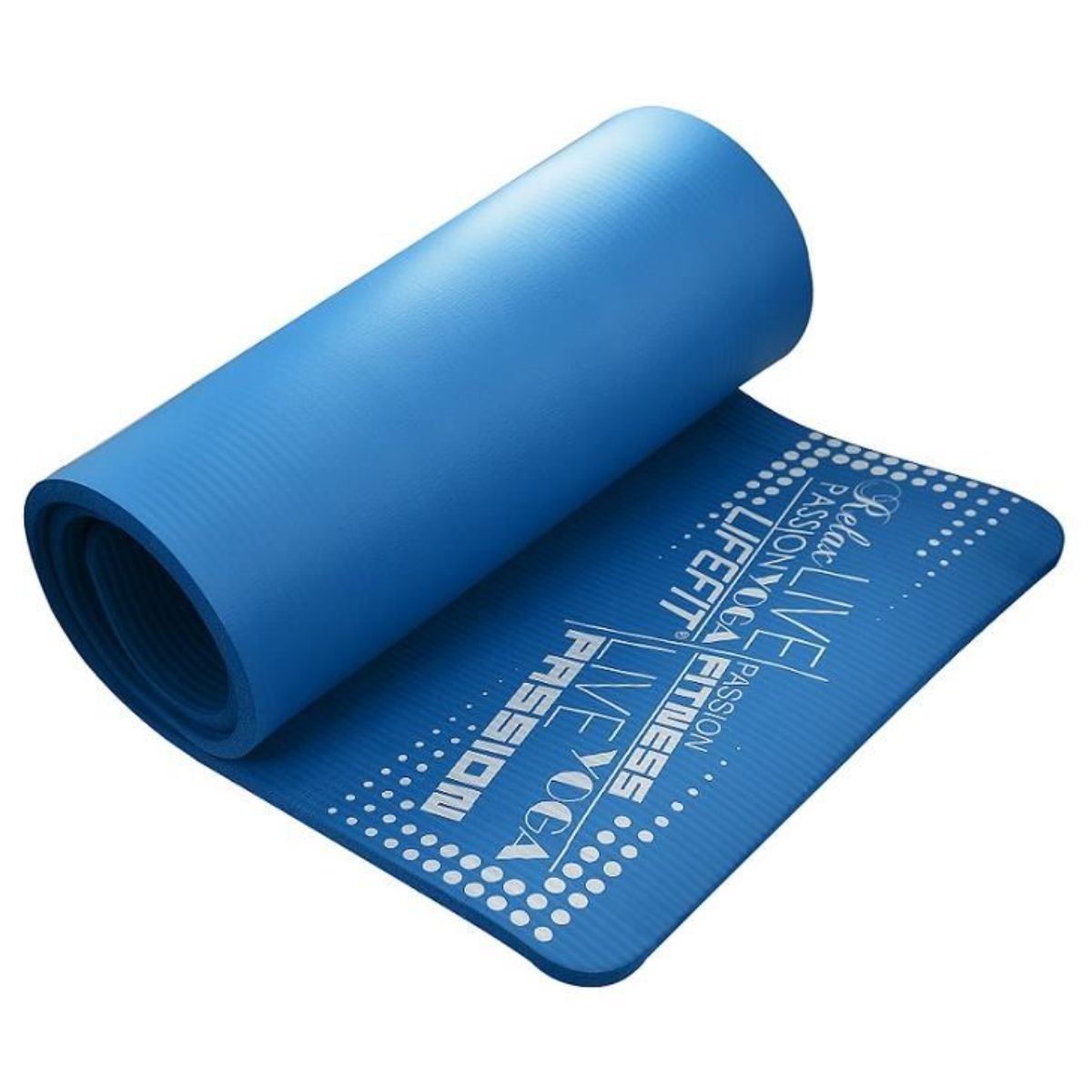 Covoras yoga Exclusive Plus DHS, Albastru, 180 cm 180