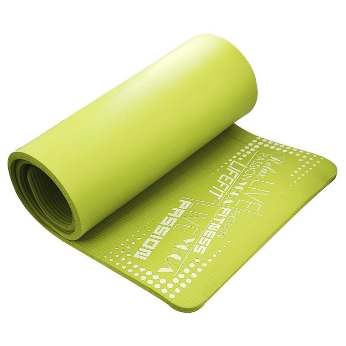 Covoras yoga Exclusive Plus DHS, Verde, 180 cm DHS imagine 2022