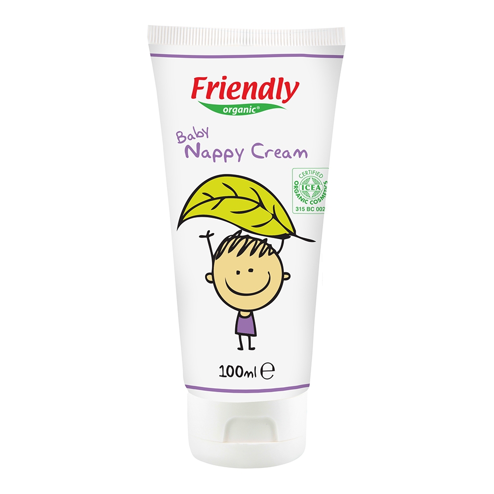 Crema pentru zona scutecului Friendly Organic, 100 ml