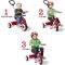 Tricicleta 3 in 1, Radio Flyer, Stroll 'N Trike, Rosu
