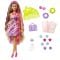 Papusa Barbie cu par lung si accesorii, Totally Hair Flowers