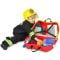 Valiza pentru copii Ride-On Masina de Pompieri Trunki, Rosu, 46 cm