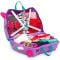 Valiza pentru copii Ride-On Pisicuta Cassie Trunki, Mov, 46 cm