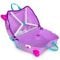 Valiza pentru copii Ride-On Pisicuta Cassie Trunki, Mov, 46 cm