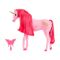 Dream Ella Cherry, Unicorn roz pentru papusi, 578574EUC