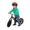 Bicicleta fara pedale, Qplay Racer, Negru-Rosu, 12 inch