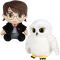 Set 2 jucarii de plus, Play by Play, Harry Potter si Hedwig, 16 cm