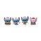 Set 4 figurine, Funko, Pocket Pop, Disney Lilo&Stitch Happy Holiday