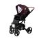 Set Carucior Lorelli Rimini, cos landou separat  inclus, Ruby Red Black