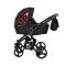 Set Carucior Lorelli Rimini, cos landou separat  inclus, Ruby Red Black