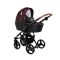 Set Carucior Lorelli Rimini, cos landou separat  inclus, Ruby Red Black