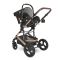 Carucior set transformabil Lorelli Boston, pana la 22 kg, Black