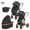 Carucior set transformabil Lorelli Boston, pana la 22 kg, Black