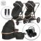 Carucior set transformabil Lorelli Boston, pana la 22 kg, Black
