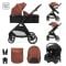 Carucior set 3 in 1, Lorelli Aspen, pana la 22 kg, Picante