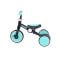 Tricicleta pentru copii, complet pliabila, Lorelli Buzz, Black Turquoise