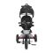 Tricicleta pentru copii cu sezut rotativ la 360 grade, Lorelli Revel, 1-5 ani, Black Cosmos