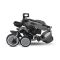 Tricicleta multifunctionala, pliabila, Lorelli Freccia, sezut rotativ 360 grade, Grey and Black
