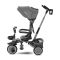 Tricicleta multifunctionala, pliabila, Lorelli Freccia, sezut rotativ 360 grade, Grey and Black