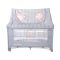 Patut pliabil, Lorelli Sweet Home, 2 nivele, acoperis detasabil cu plasa de insecte, Grey