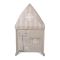 Patut pliabil, Lorelli Sweet Home, 2 nivele, acoperis detasabil cu plasa de insecte, Beige